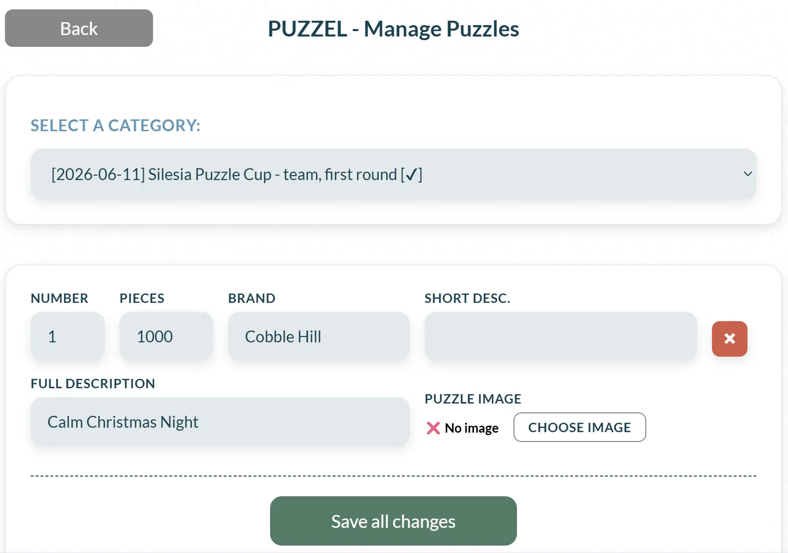 Puzzle Management